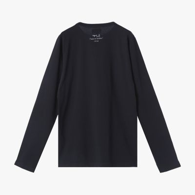 メンズ プリント コットン 長袖 アーティスト T シャツ ”L