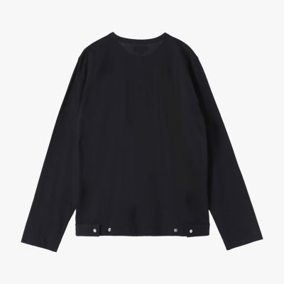 agnis b. メンズ オーガニックコットン 長袖 カーディガンプレッション メンズ オーガニックコットン 長袖 カーディガンプレッション | agnes