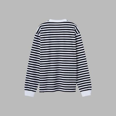 メンズ 細ボーダー コットン 長袖 Tシャツ | agnes b. HOMME (Men