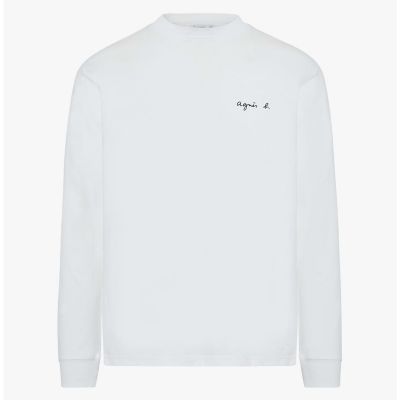 ロゴ コットン 長袖 Tシャツ ”Christof” | agnes b. HOMME