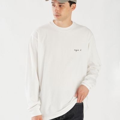 ロゴ コットン 長袖 Tシャツ ”Christof” | agnes b. HOMME