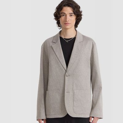 ブレーメン　フランス製　アニエスベーオム　総柄　パイルジャケット　ドット柄 メンズ スコッチブルゾン【シワになりにくい】【手洗いOK】通販 [1604