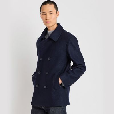 d*3様 ロエン　ピーコート　ウールコート メンズ ウール 長袖 ピーコート ”Roan” | agnes b. HOMME (Men