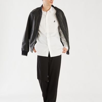 agnes b.  CUZ2 CHEMISE　レザートップス BPF01_ANSHOM_W784UQ25010_01000