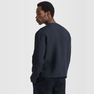 メンズ リネン 長袖 シャツ カーディガン | agnes b. HOMME (Men