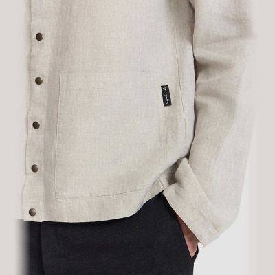 新品未使用　大人気　アニエスベー　オム　メンズ　カーディガン メンズ リネン 長袖 シャツ カーディガン | agnes b. HOMME (Men