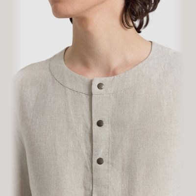 メンズ リネン 長袖 シャツ カーディガン | agnes b. HOMME (Men