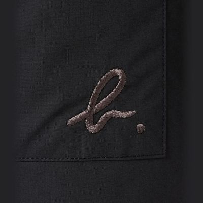 メンズ ”b．”ロゴ 刺繍 コットン 開襟 半袖 シャツ ”Mag” | agnes