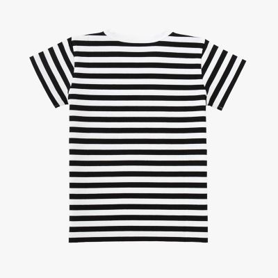 キッズ コットン 細ボーダー 半袖 Tシャツ | agnes b. ENFANT