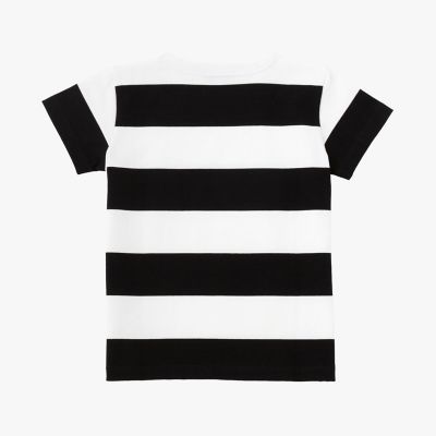 キッズ コットン 太ボーダー 半袖 Tシャツ | agnes b. ENFANT