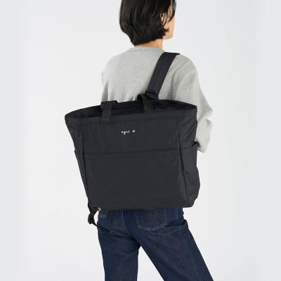 agnes b. アニエスべー マザーズバッグ 2way【新品未使用品】 agnes b.（アニエスベー） マザーズバッグ ロゴ ペアレンツバッグ