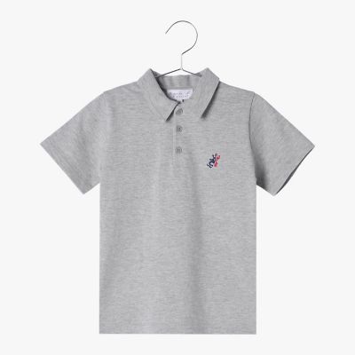 ＜agnes b. ENFANT (Baby&Kids)＞キッズ　刺繍　ポロシャツ　”Ｌｅｚａｒｄ”