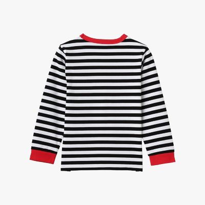 キッズ ボーダー コットン 長袖 Tシャツ | agnes b. ENFANT