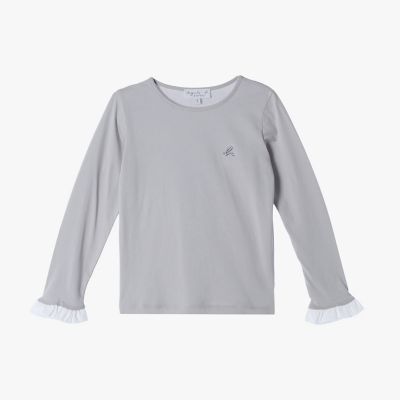 ＜agnes b. ENFANT (Baby&Kids)＞キッズ　コットン　フリル　長袖　トップス