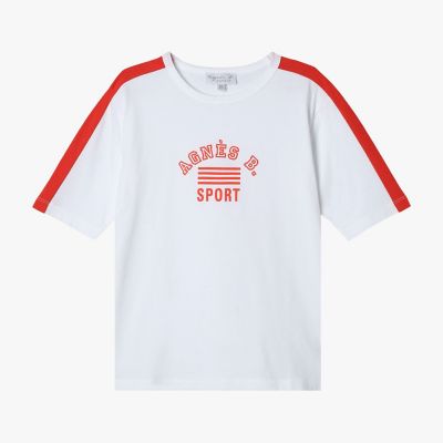 ＜agnes b. ENFANT (Baby&Kids)＞キッズ　ロゴ　プリント　コットン　半袖　Ｔシャツ