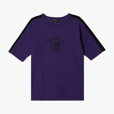 ＜agnes b. ENFANT (Baby&Kids)＞キッズ　ロゴ　プリント　コットン　半袖　Ｔシャツ