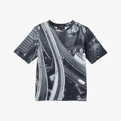 キッズ フォトプリント コットン 5分袖 Tシャツ | agnes b. ENFANT