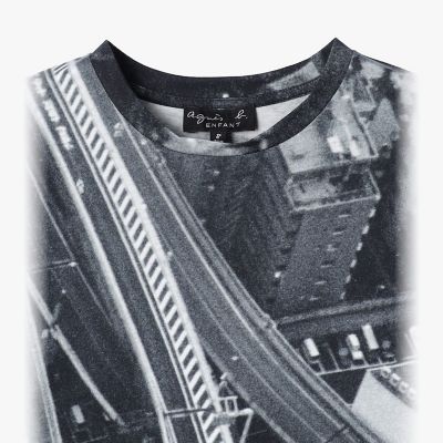 キッズ フォトプリント コットン 5分袖 Tシャツ | agnes b. ENFANT 
