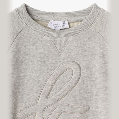 キッズ ”b．” ロゴ コットン 長袖 スウェット | agnes b. ENFANT
