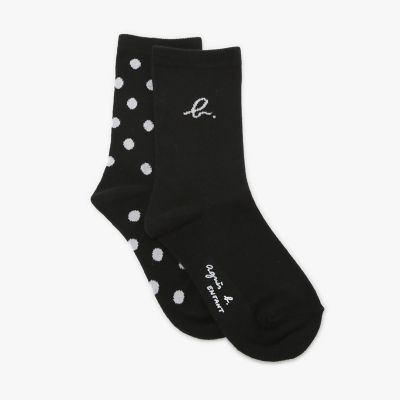 ＜agnes b. ENFANT (Baby&Kids)＞キッズ　サークル柄ソックス