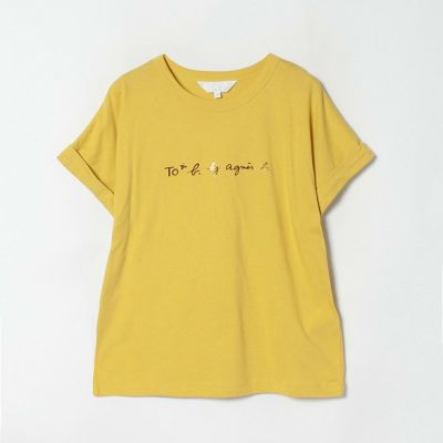 ＜TO B. BY AGNES B.＞ロゴ　プリント　半袖　Ｔシャツ