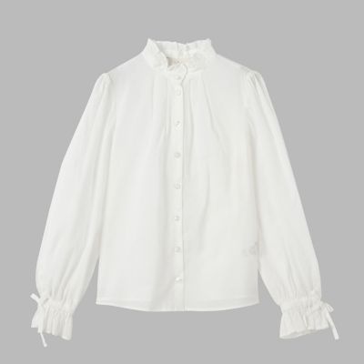 ＜TO B. BY AGNES B.＞コットンローン　ロング　ブラウス