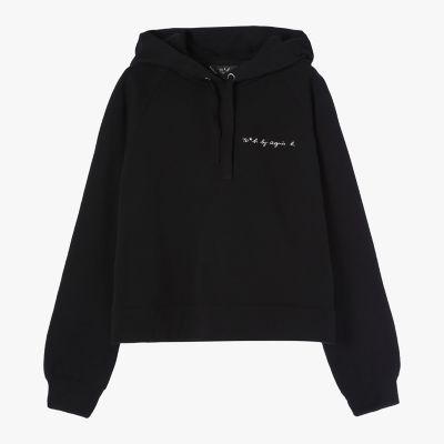 ＜TO B. BY AGNES B.＞ロゴ刺繍　コットン　ニューマカロンカラー　スウェットフーディー