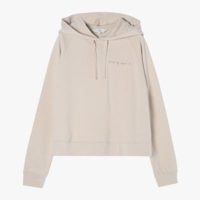 ＜TO B. BY AGNES B.＞ロゴ刺繍　コットン　ニューマカロンカラー　スウェットフーディー