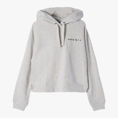 ＜TO B. BY AGNES B.＞ロゴ刺繍　コットン　ニューマカロンカラー　スウェットフーディー