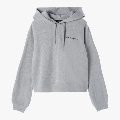 ＜TO B. BY AGNES B.＞ロゴ刺繍　コットン　ニューマカロンカラー　スウェットフーディー