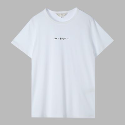 ＜TO B. BY AGNES B.＞ミニロゴ　コットン　半袖　Ｔシャツ
