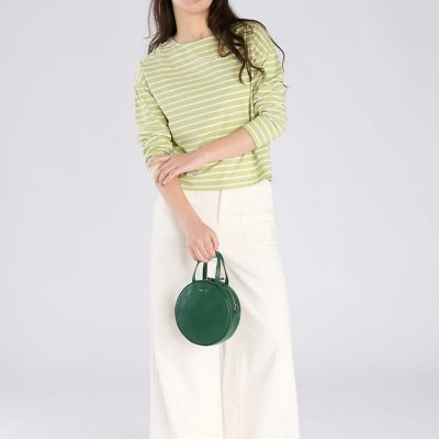 ＜TO B. BY AGNES B.＞ホワイト　デニム　ワイドパンツ