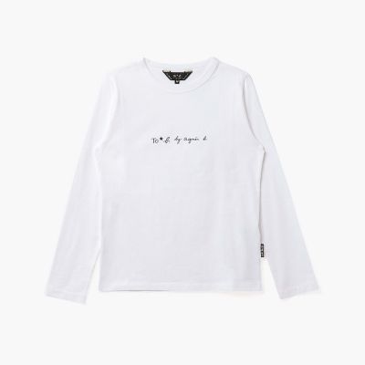 ＜TO B. BY AGNES B.＞ロゴ　プリント　ロングスリーブ　Ｔシャツ
