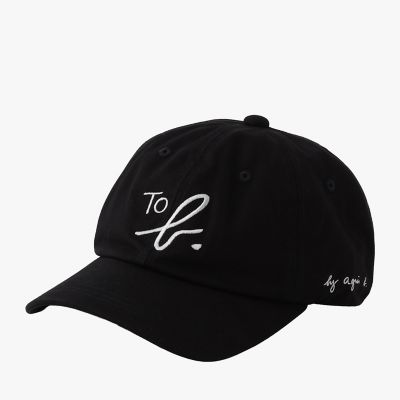 ＜TO B. BY AGNES B.＞ロゴ刺繍　キャップ