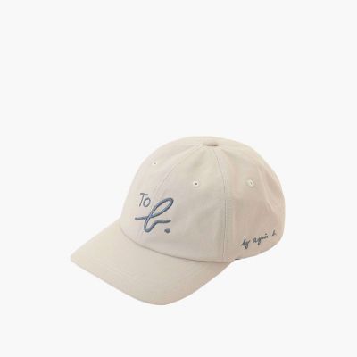 ＜TO B. BY AGNES B.＞ロゴ刺繍　キャップ