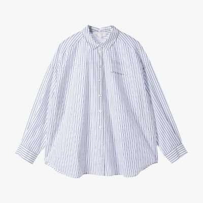 ＜TO B. BY AGNES B.＞コットン　ストライプ　ロングスリーブ　シャツ
