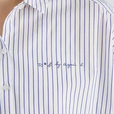 コットン ストライプ ロングスリーブ シャツ | TO B. BY AGNES B 