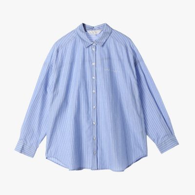 ＜TO B. BY AGNES B.＞コットン　ストライプ　ロングスリーブ　シャツ