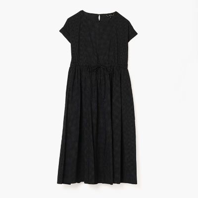 ＜TO B. BY AGNES B.＞ＷＥＢ限定　ドット　コットン　半袖　ロング　ワンピース