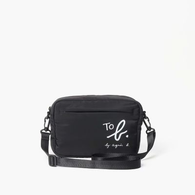 ＜TO B. BY AGNES B.＞ロゴ　パフィー　ショルダーバッグ