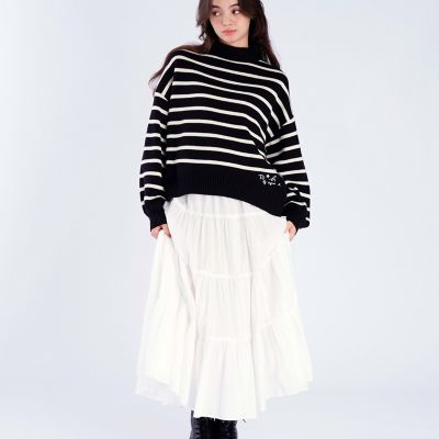 アニエスベー　トゥービー　ライトニットブルゾン To b. by agnes b.（トゥービーバイアニエスベー）の「ライトニット
