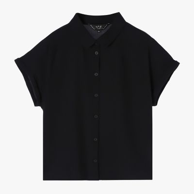 ＜TO B. BY AGNES B.＞コットン　モダン　マニッシュ　シャツ