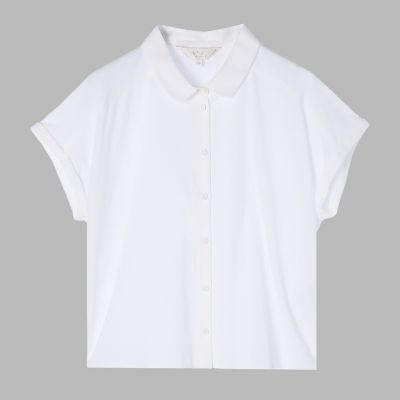 ＜TO B. BY AGNES B.＞コットン　モダン　マニッシュ　シャツ