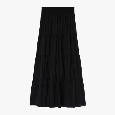 ＜TO B. BY AGNES B.＞コットン　フォーティアード　スカート