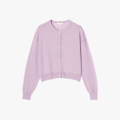 アニエスベー agnes.b 長袖カーディガン、ボーダー長袖tシャツ agnes b.（アニエスベー） カーディガン コットン メルトン 長袖