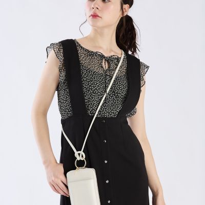 超美品 アニエスベー ボディバッグ レザー ペーター 30-26021002 レザー マルチポシェット | TO B. BY AGNES B./トゥービー バイ