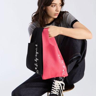 agnès b.アニエスベー★トップス伊勢丹16800円タグ付france ニット ロゴトートバッグ | TO B. BY AGNES B./トゥービー バイ