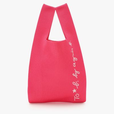 ＜TO B. BY AGNES B.＞ニット　ロゴトートバッグ