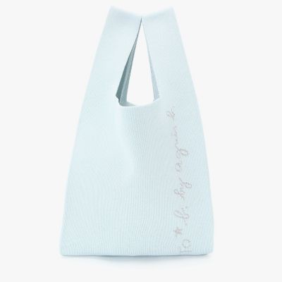 ＜TO B. BY AGNES B.＞ニット　ロゴ　トートバッグ