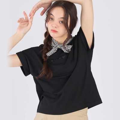ロゴ プリント コットン マカロン Tシャツ | TO B. BY AGNES B